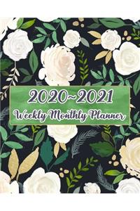 2020 - 2021 Weekly Monthly Planner