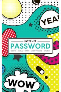Internet Password Logbook - Journal - Libreta - Cahier - Taccuino - Notizbuch