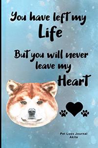 Pet Loss Journal Akita