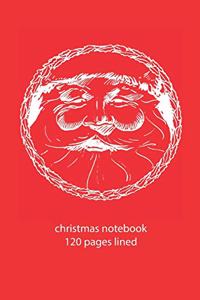 christmas notebook 120 pages lined