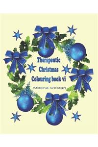 Therapeutic Christmas Colouring book VI