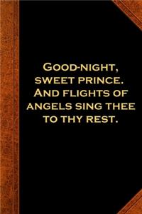 2020 Daily Planner Shakespeare Quote Good Night Sweet Prince 388 Pages