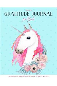 Unicorn Gratitude Journal for Girls