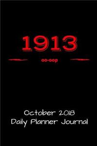 1913 Oo-Oop October 2018 Daily Planner Journal
