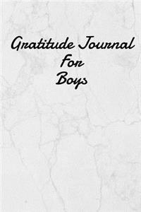 Gratitude Journal for Boys
