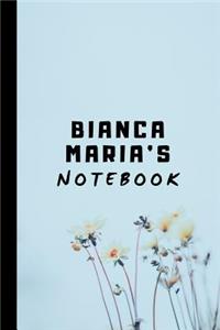 Bianca Maria's Notebook