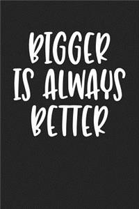 Bigger Is Always Better