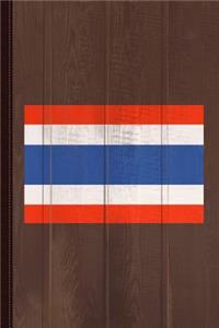 Thailand Flag Journal Notebook