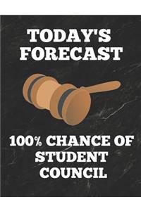 Today's Forecast 100% Chance of Student Council