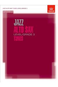 Jazz Alto Sax Level/Grade 3 Tunes/Part & Score & CD