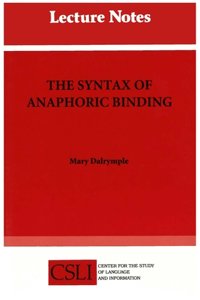 Syntax of Anaphoric Binding