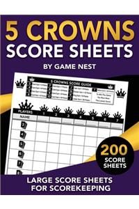 5 Crowns Score Sheets