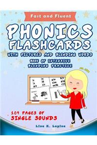 Phonics Flashcards with Pictures and Blending Words