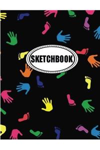 Sketchbook : Print: 120 Pages of 8.5 x 11 Blank Paper for Drawing, Doodling or Sketching (Sketchbooks)