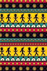 Bullet Journal Notebook Tribal Pattern 1