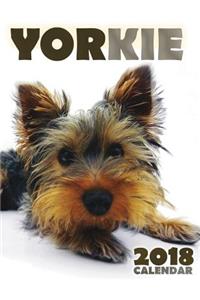 Yorkie 2018 Calendar