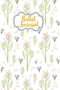 Bullet Journal: Sweet Floral Plant: Notebook, Bullet Journal Dotted Grid, 100 Pages (5.5 X 8.5)