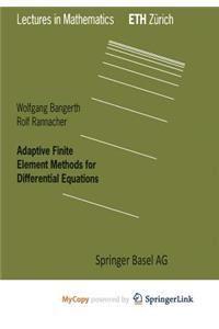 Adaptive Finite Element Methods for Differential Equations