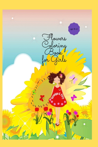 Flowers Coloring Book for Girls