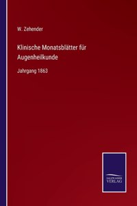 Klinische Monatsblätter für Augenheilkunde
