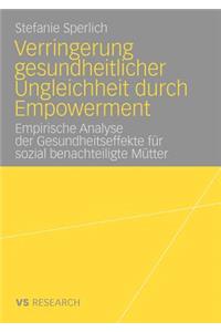 Verringerung Gesundheitlicher Ungleichheit Durch Empowerment