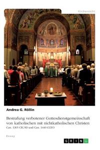 Bestrafung verbotener Gottesdienstgemeinschaft von katholischen mit nichtkatholischen Christen