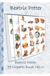 Beatrix Potter 99 Cliparts Buch Teil 3 ( Peter Hase )