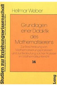 Grundlagen einer Didaktik des Mathematisierens