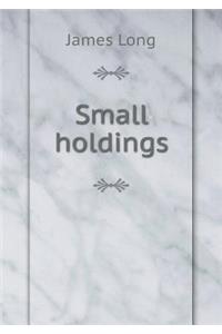 Small holdings