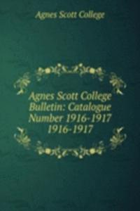 Agnes Scott College Bulletin