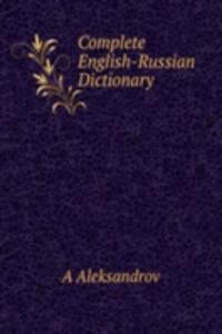 Complete English-Russian Dictionary