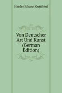 Von Deutscher Art Und Kunst (German Edition)