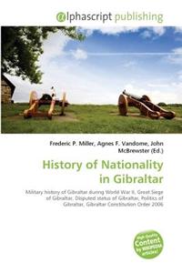 History of Nationality in Gibraltar