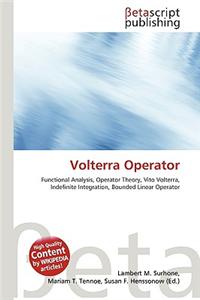 Volterra Operator