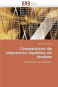 Comparaison de Séquences Répétées En Tandem