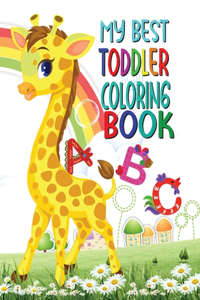 My best toddler coloring book