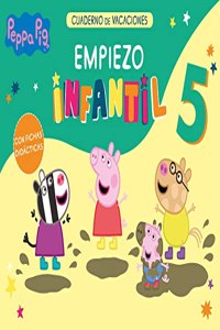 Peppa Pig. Cuaderno de vacaciones - Empiezo Infantil (5 anos): Con fichas didacticas