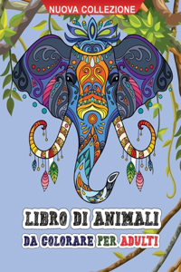 Libro di animali da colorare per adulti