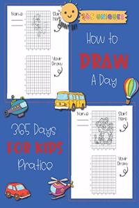 How to Draw A Day For kids