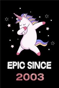 Epic Since 2003 Notebook
