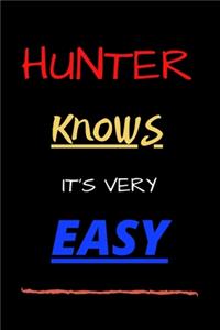 Hunter know its very easy