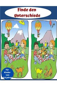 Finde den Unterschiede Für Kinder von 3-9 Jahren