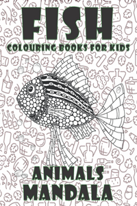 Mandala Colouring Books for Kids - Animals - Fish