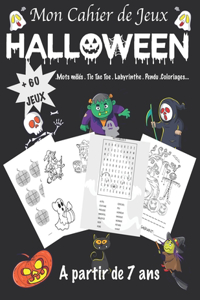 Mon cahier de jeux halloween