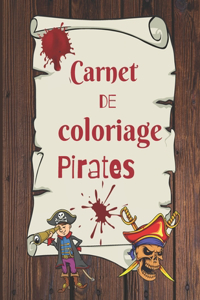 Carnet de coloriage Pirates