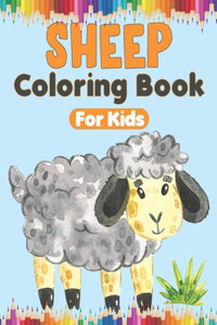 Sheep Coloring Book For Kids