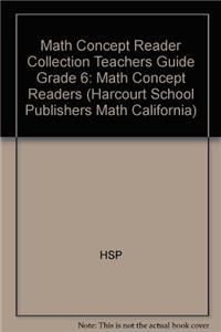 Math Concept Reader Collection Teachers Guide Grade 6