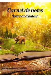 Carnet de Notes: Journal D'Auteur