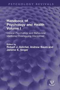 Handbook of Psychology and Health, Volume I