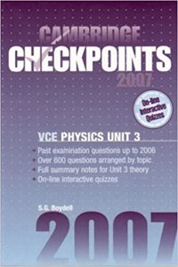 Cambridge Checkpoints Vce Physics Unit 3 2007